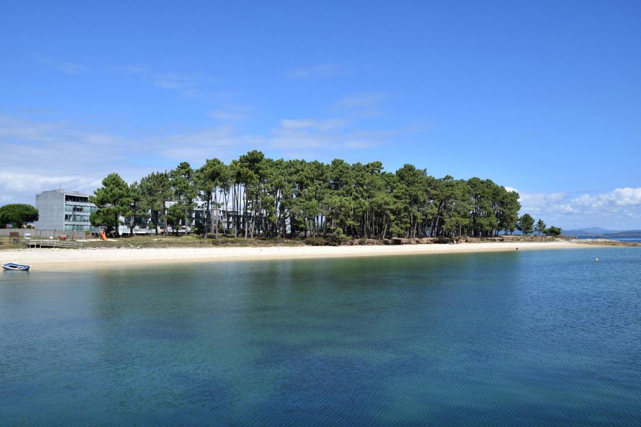 Maravilloso Apartamento De Playa En La Paradisiaca Illa De Arousa ภายนอก รูปภาพ